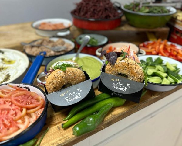 ⁦דוכן בייגל אמריקאי בהרכבה⁩ – תמונה ⁦3⁩